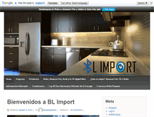 Tablet Screenshot of blimport.com
